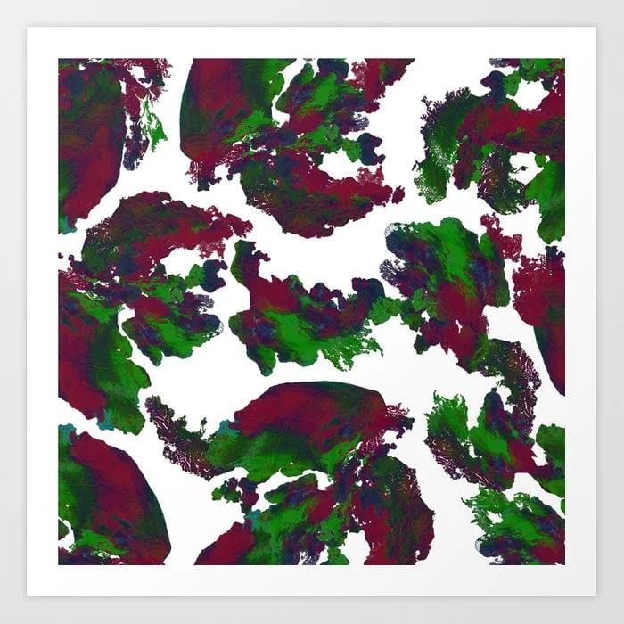 Acrylic Stains Seamless Pattern - image 2 - student project