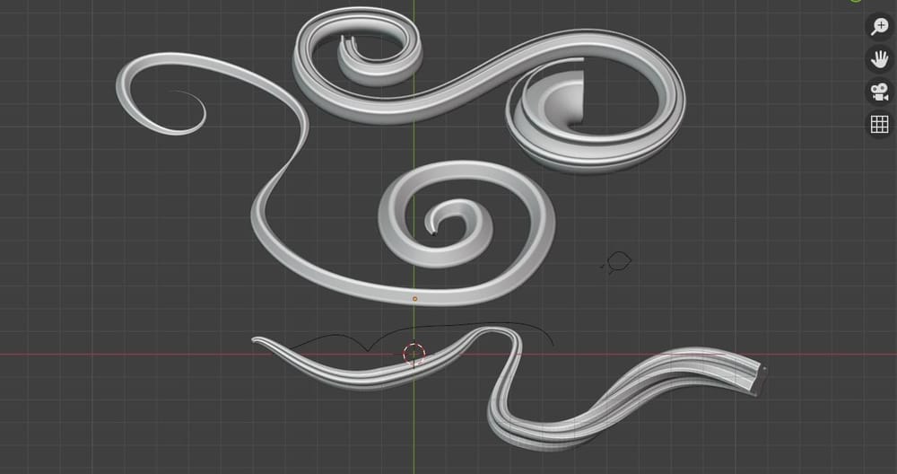 Ornamental Ring - Curve Modeling in Blender 3D - image 1 - student project