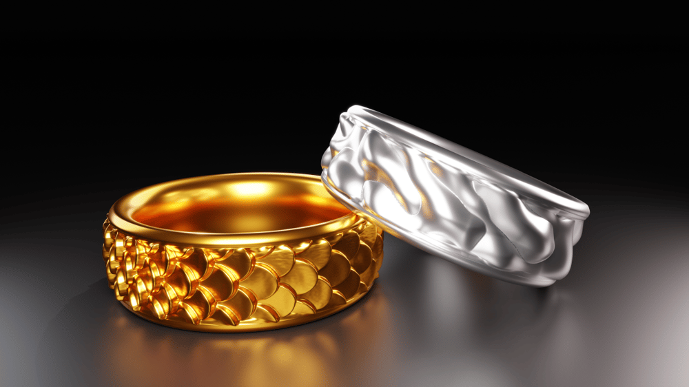 Different Patterns on 3D Printable Rings & Rendering - image 5 - student project