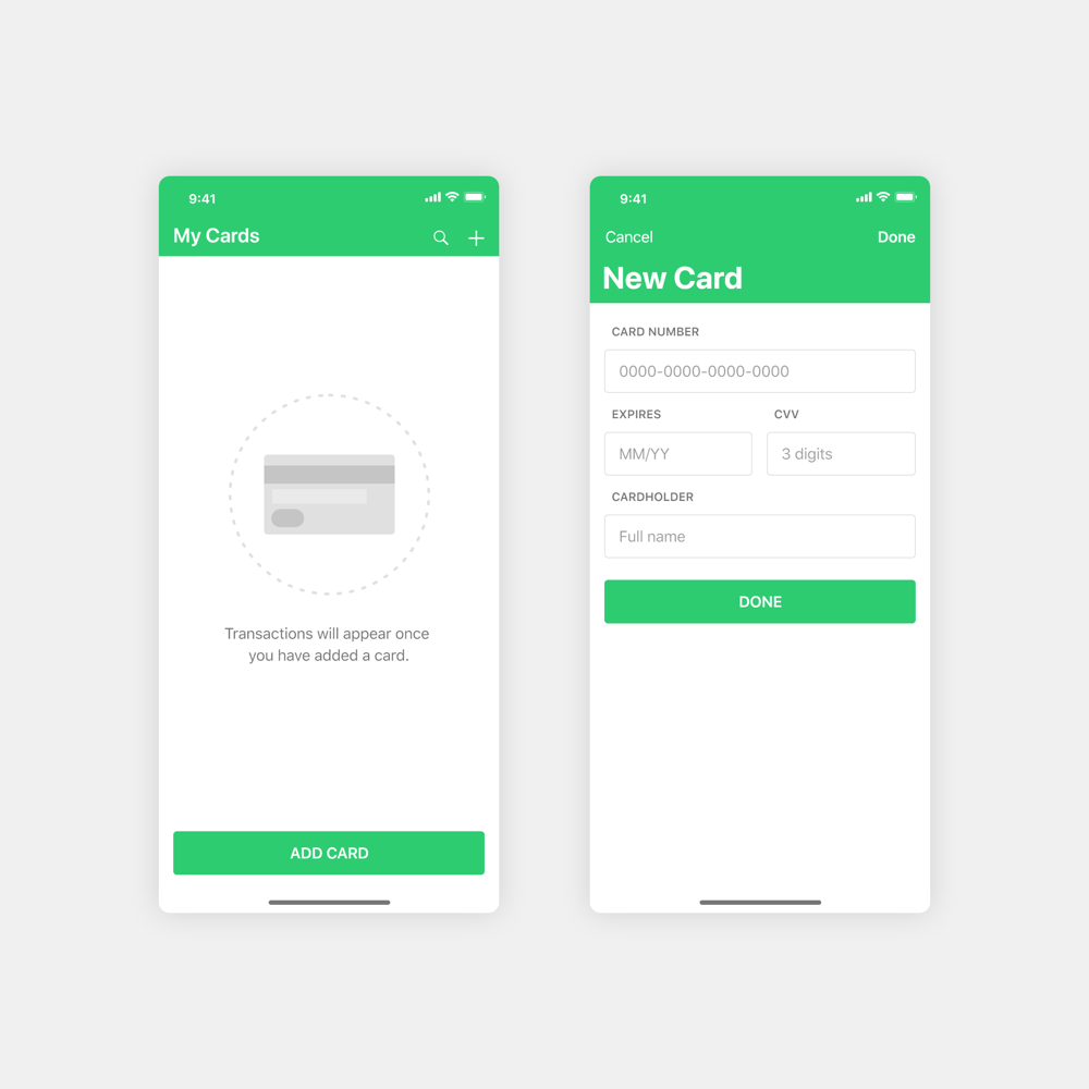 Finance App - Sample Project - image 1 - student project