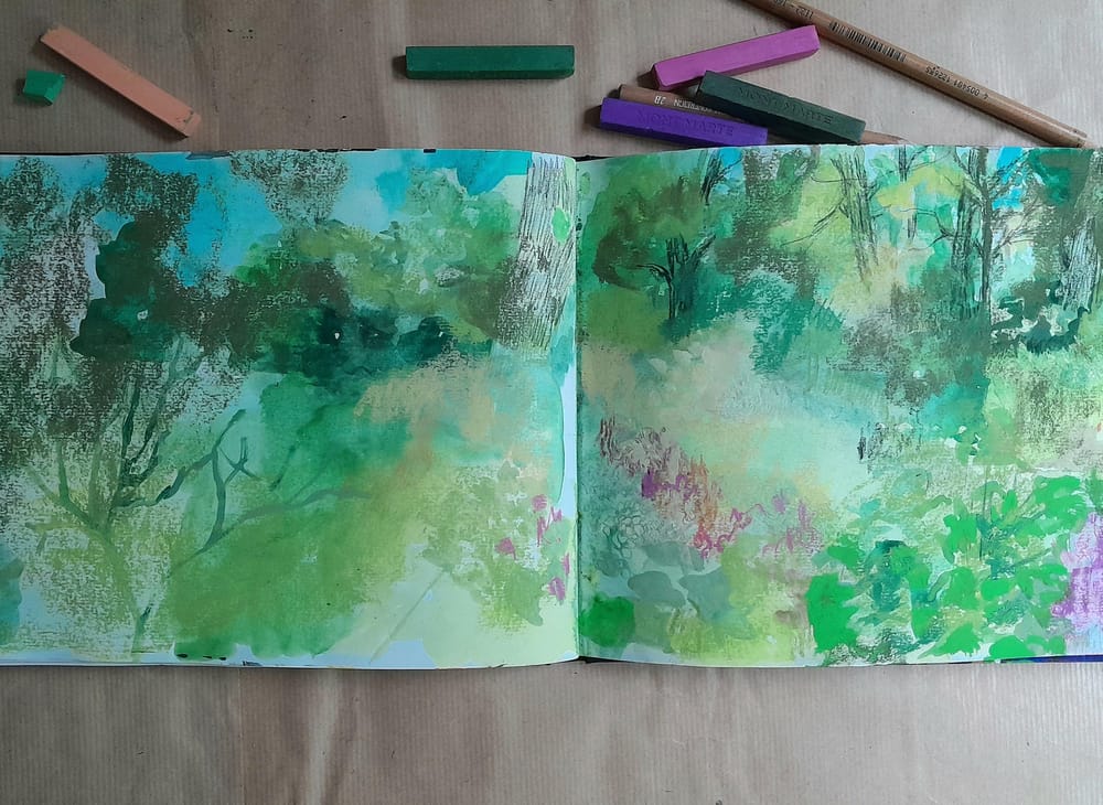 Drawing Nature - Five Creative Sketchbook Activities - image 2 - student project