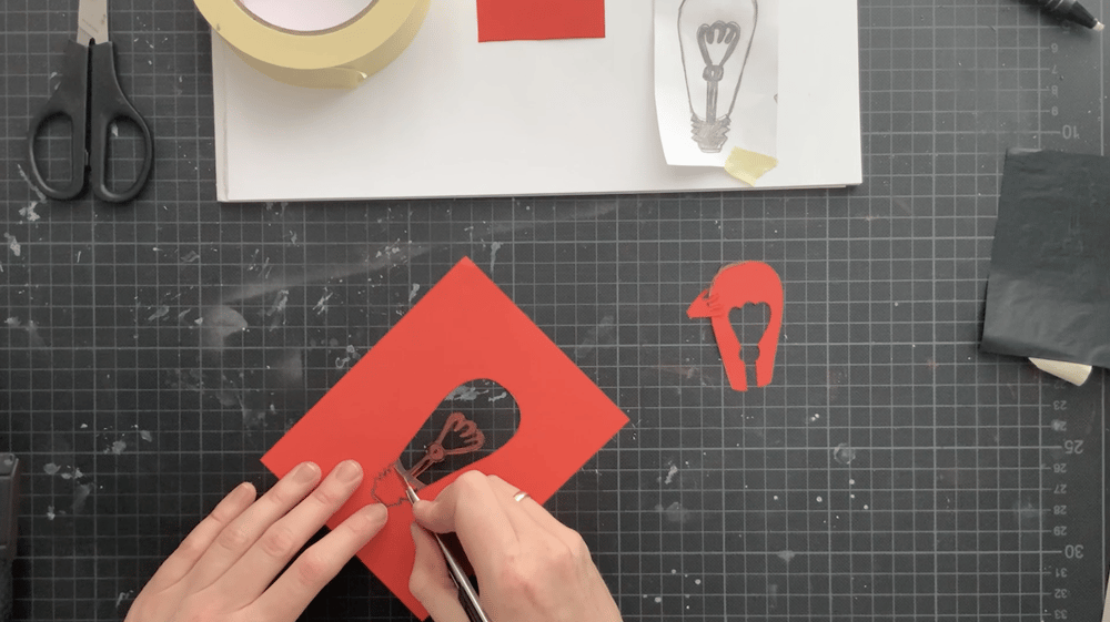 Poster with a Stencil Printing Technique - image 2 - student project