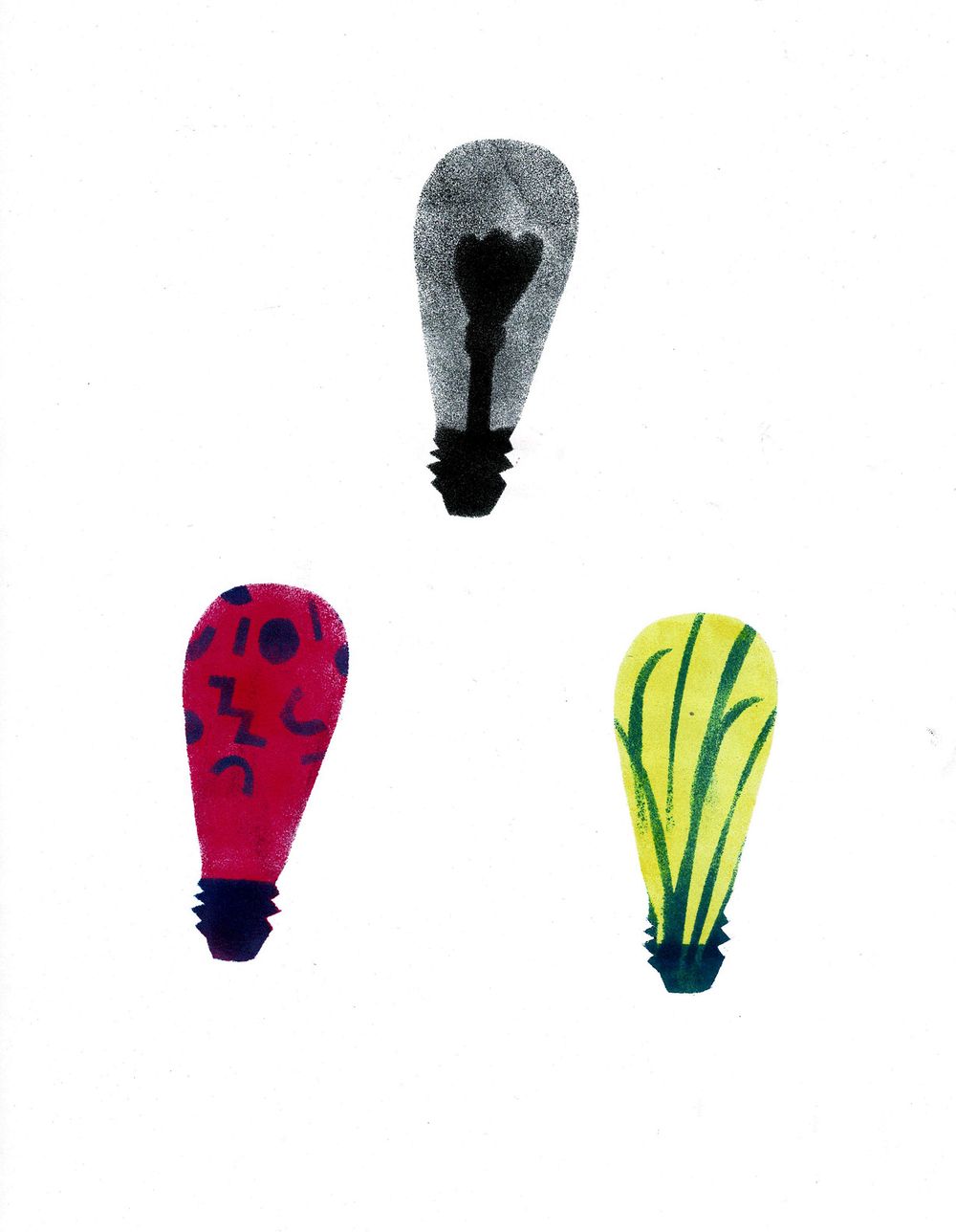 Poster with a Stencil Printing Technique - image 6 - student project