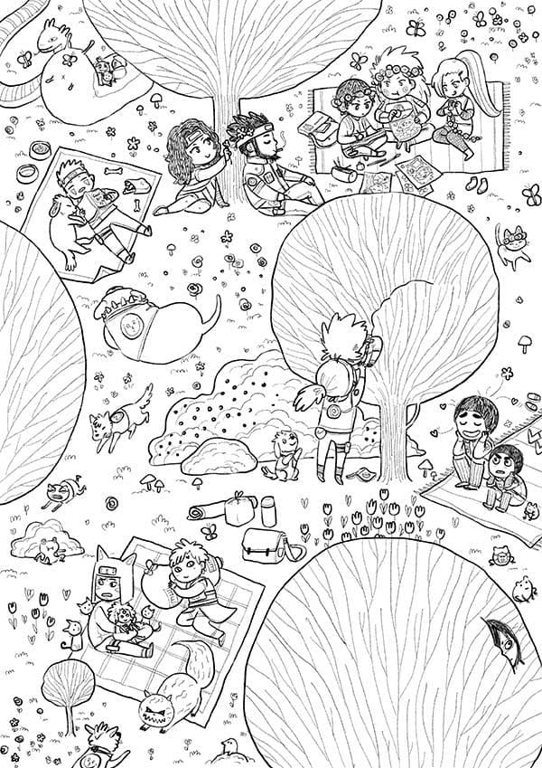 (WIP) Half drop repeat pattern - Picnic - image 7 - student project