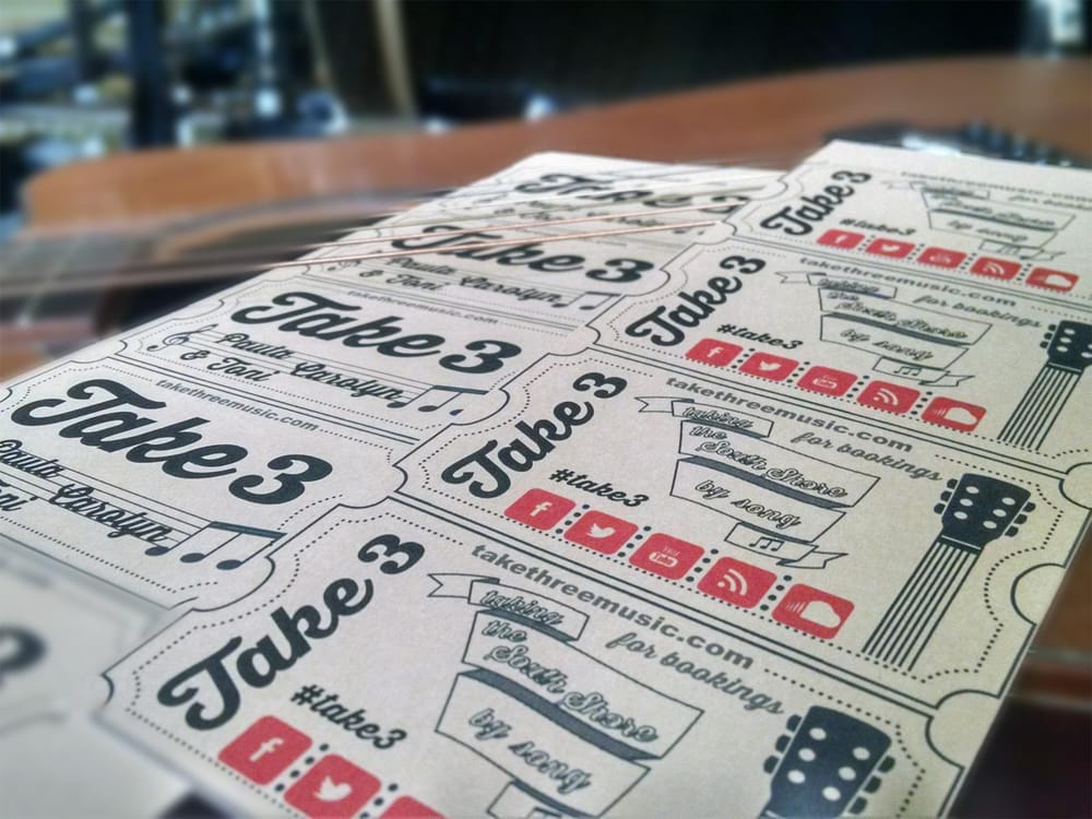 Take 3 Music Trio Business Card feat. JukeBox - image 1 - student project