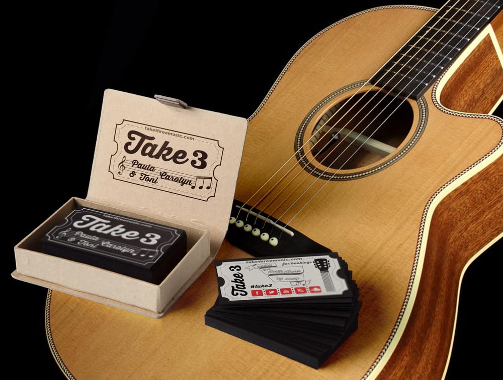Take 3 Music Trio Business Card feat. JukeBox - image 3 - student project