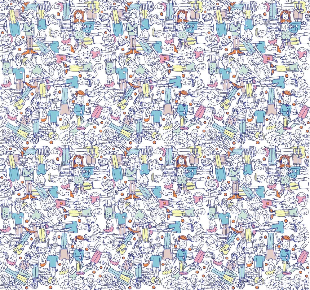 Pattern people - image 1 - student project
