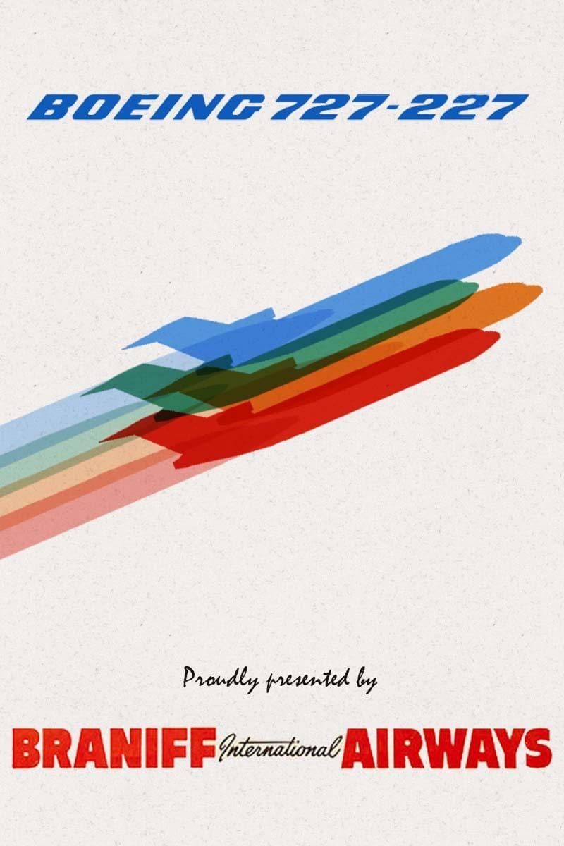 Retro Poster: Braniff Airlines - image 2 - student project