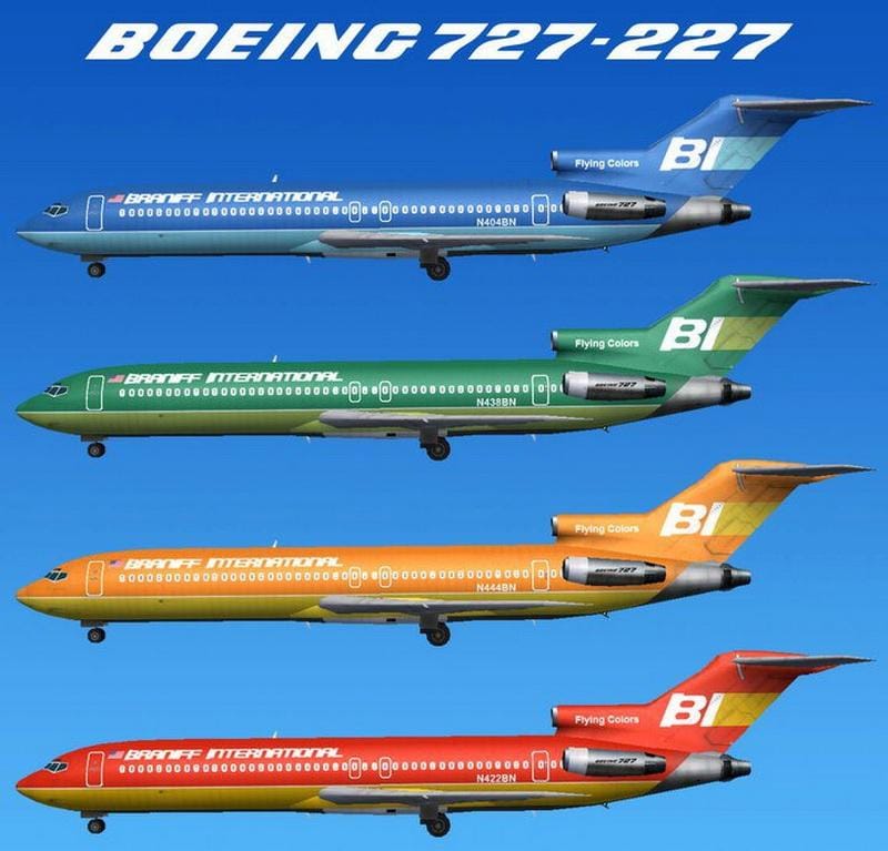 Retro Poster: Braniff Airlines - image 1 - student project