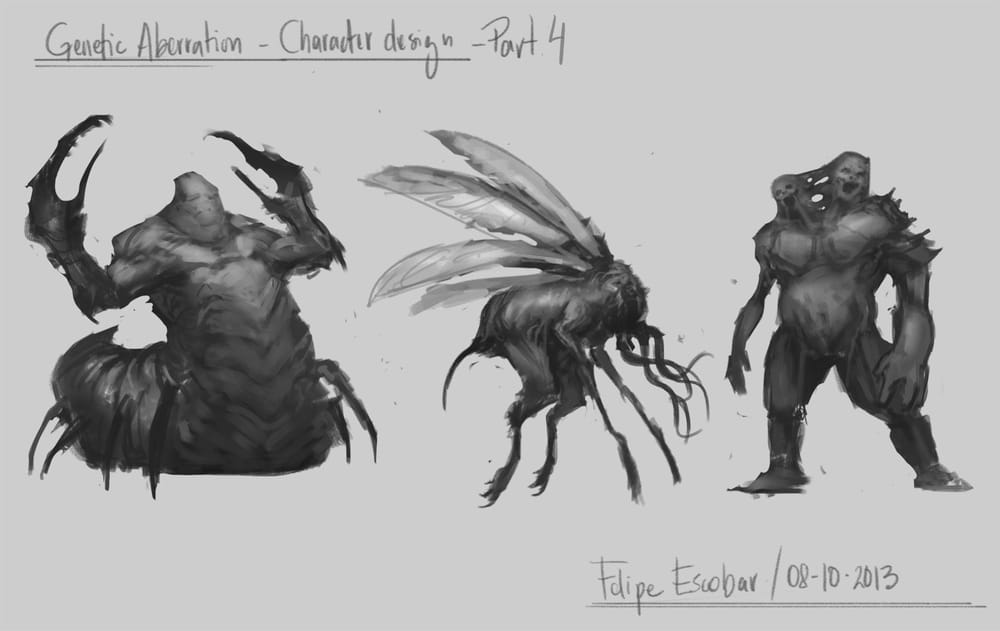 Genetic Aberration - Character design  - image 4 - student project