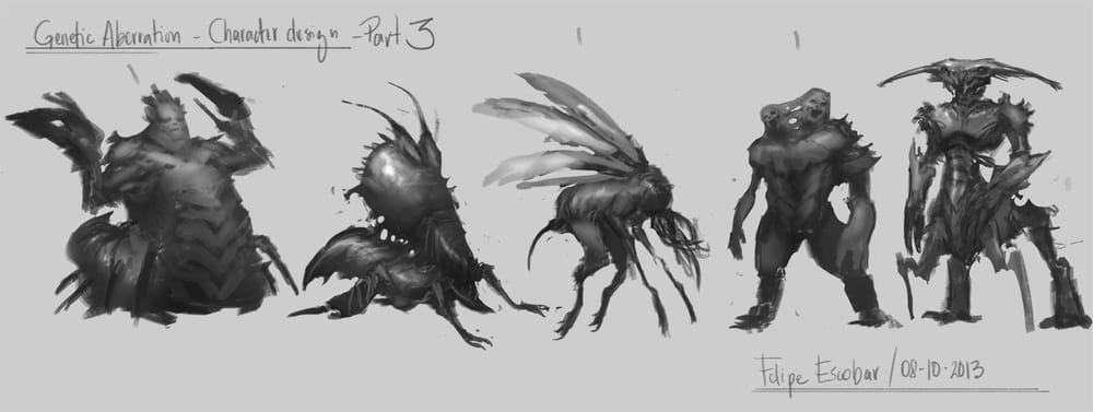 Genetic Aberration - Character design  - image 3 - student project