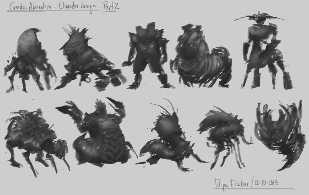 Genetic Aberration - Character design  - image 2 - student project