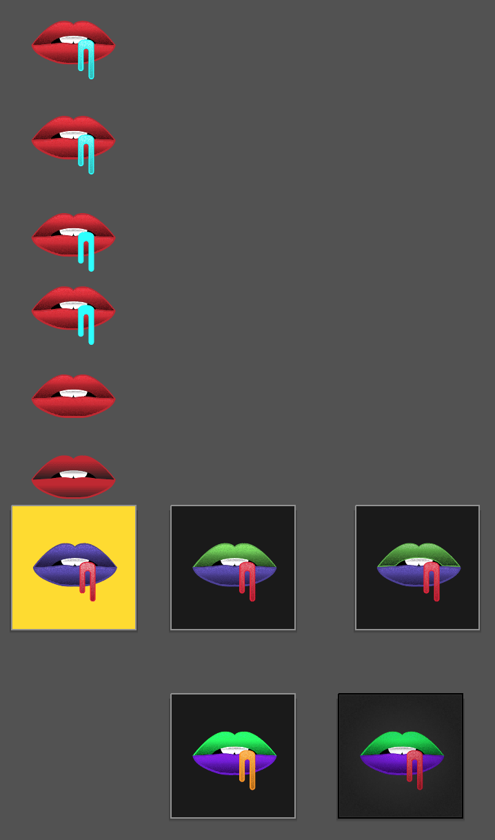 Neon Lips - image 1 - student project