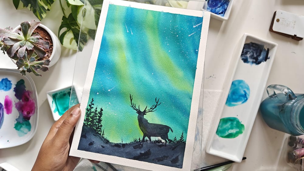 15 Days of watercolor Aurora - image 8 - student project