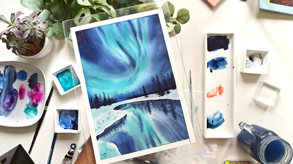 15 Days of watercolor Aurora - image 12 - student project