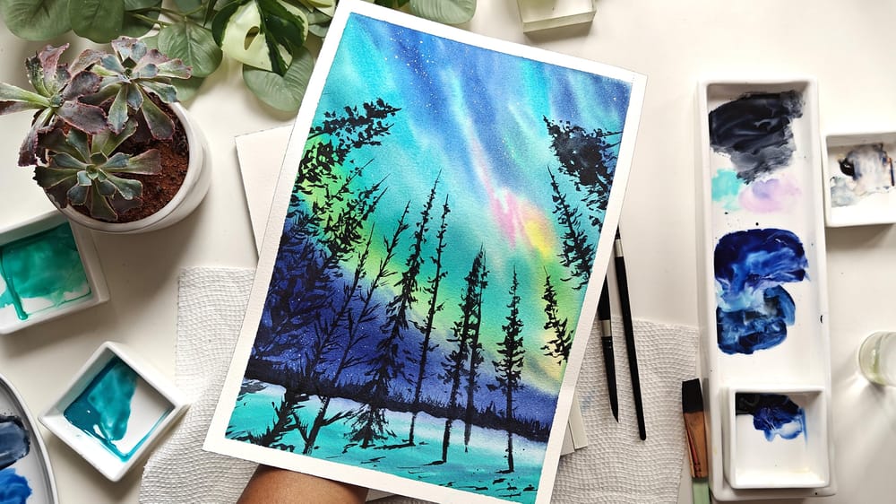 15 Days of watercolor Aurora - image 7 - student project