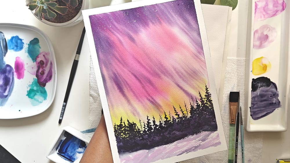 15 Days of watercolor Aurora - image 9 - student project