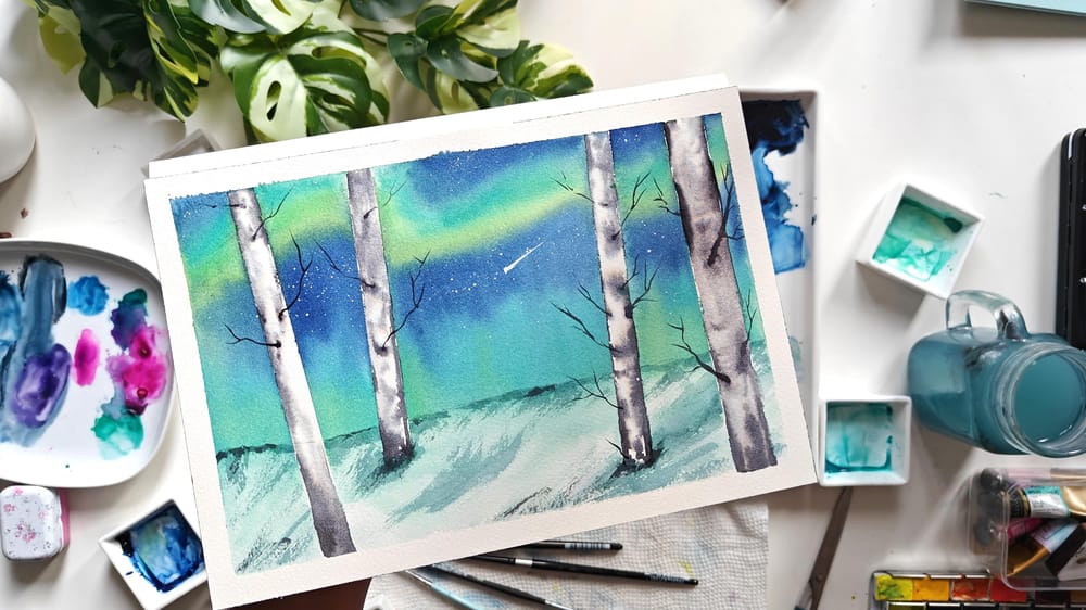 15 Days of watercolor Aurora - image 10 - student project