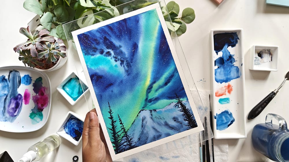 15 Days of watercolor Aurora - image 3 - student project
