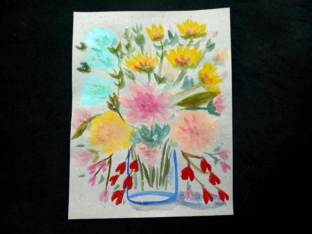 Painting loose Florals - image 1 - student project
