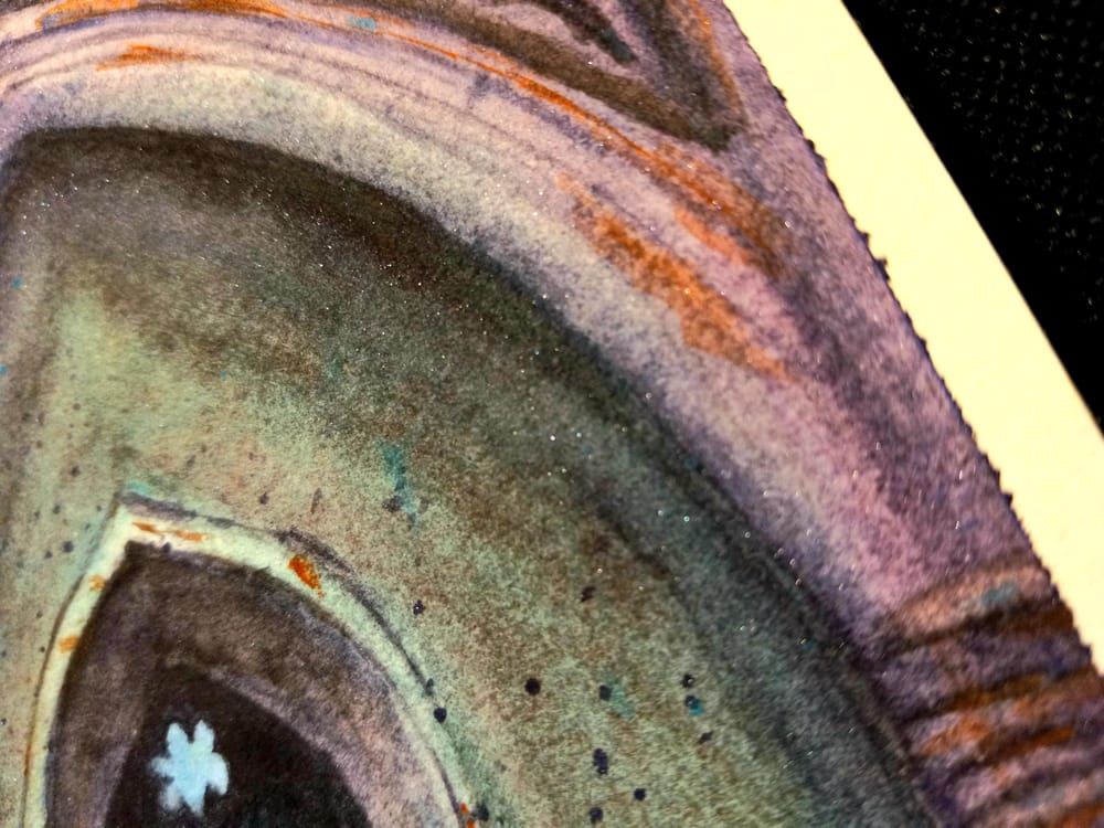 Granulating Watercolor Technique: Painting Vintage Doors and Windows - image 3 - student project
