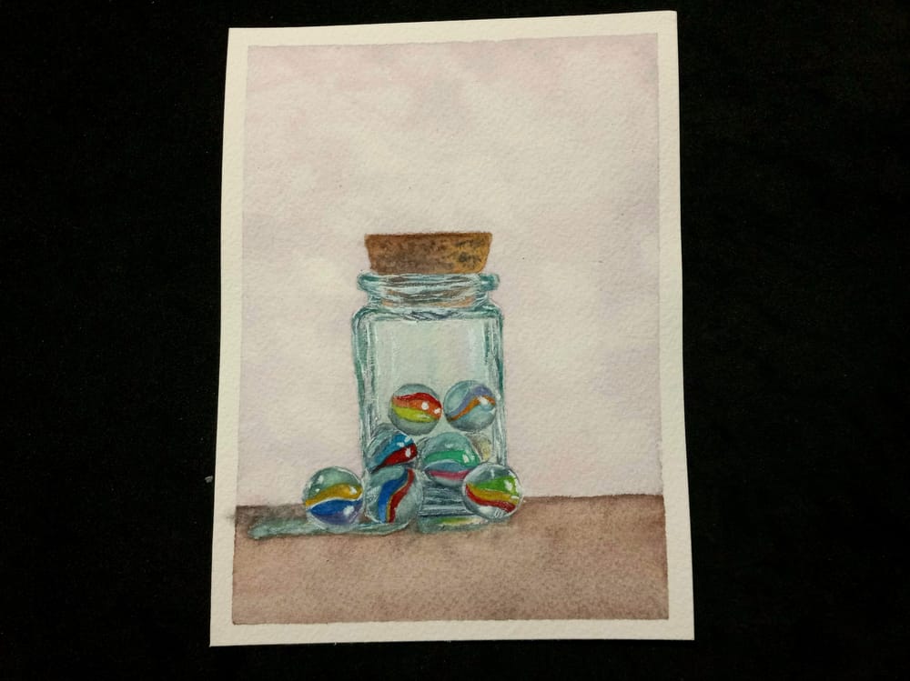 How to paint Transparent Glass - image 1 - student project