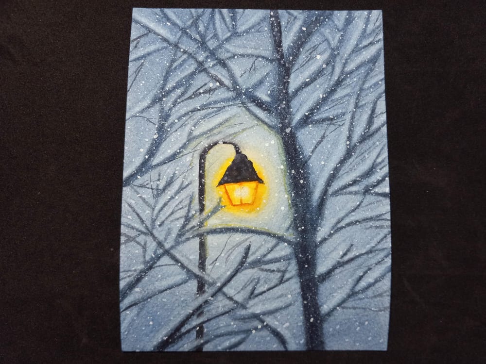 Warm glow on a Snowy Night - image 1 - student project