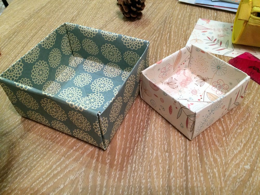 Origami boxes - image 1 - student project