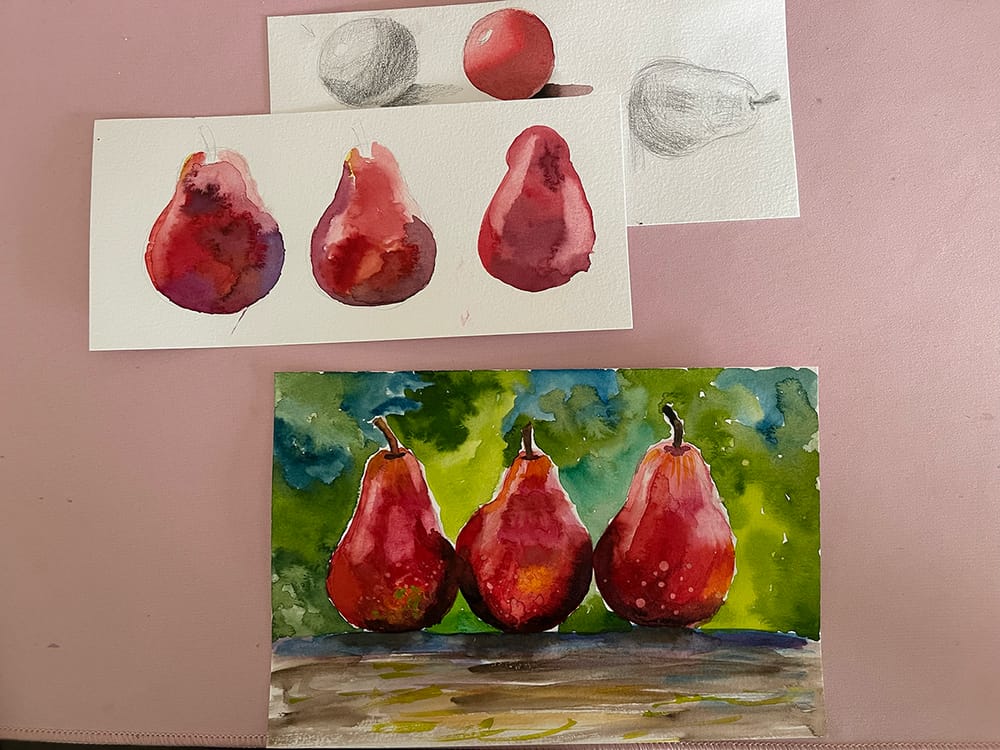7 days watercolor challenge - image 4 - student project