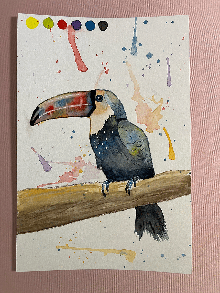 7 days watercolor challenge - image 3 - student project