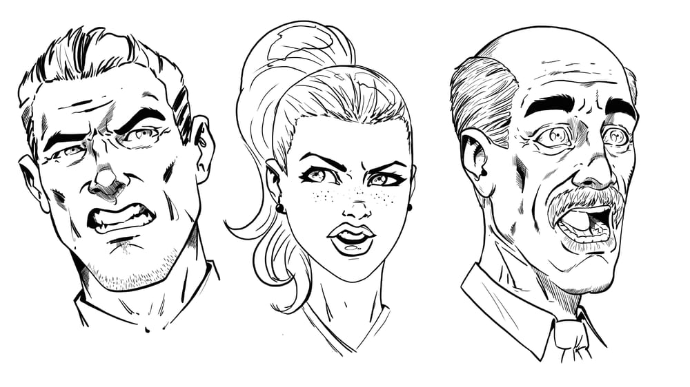 Comic Inking - image 1 - student project