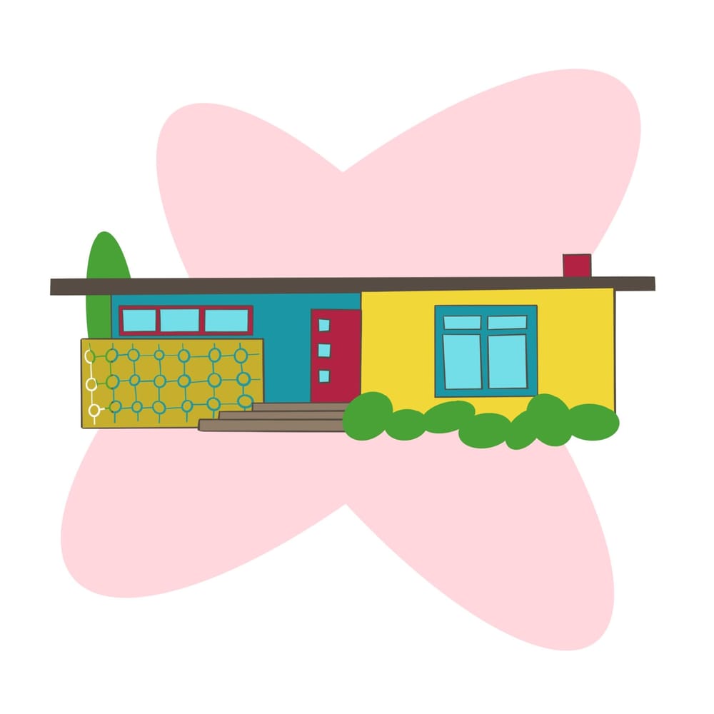 Mid-century modern homes - image 2 - student project