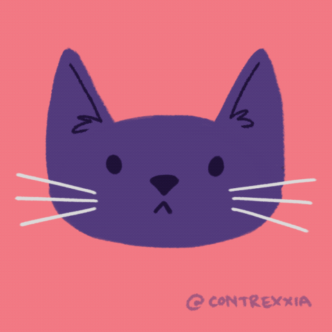 Cat Sticker GIFs in Procreate - image 2 - student project