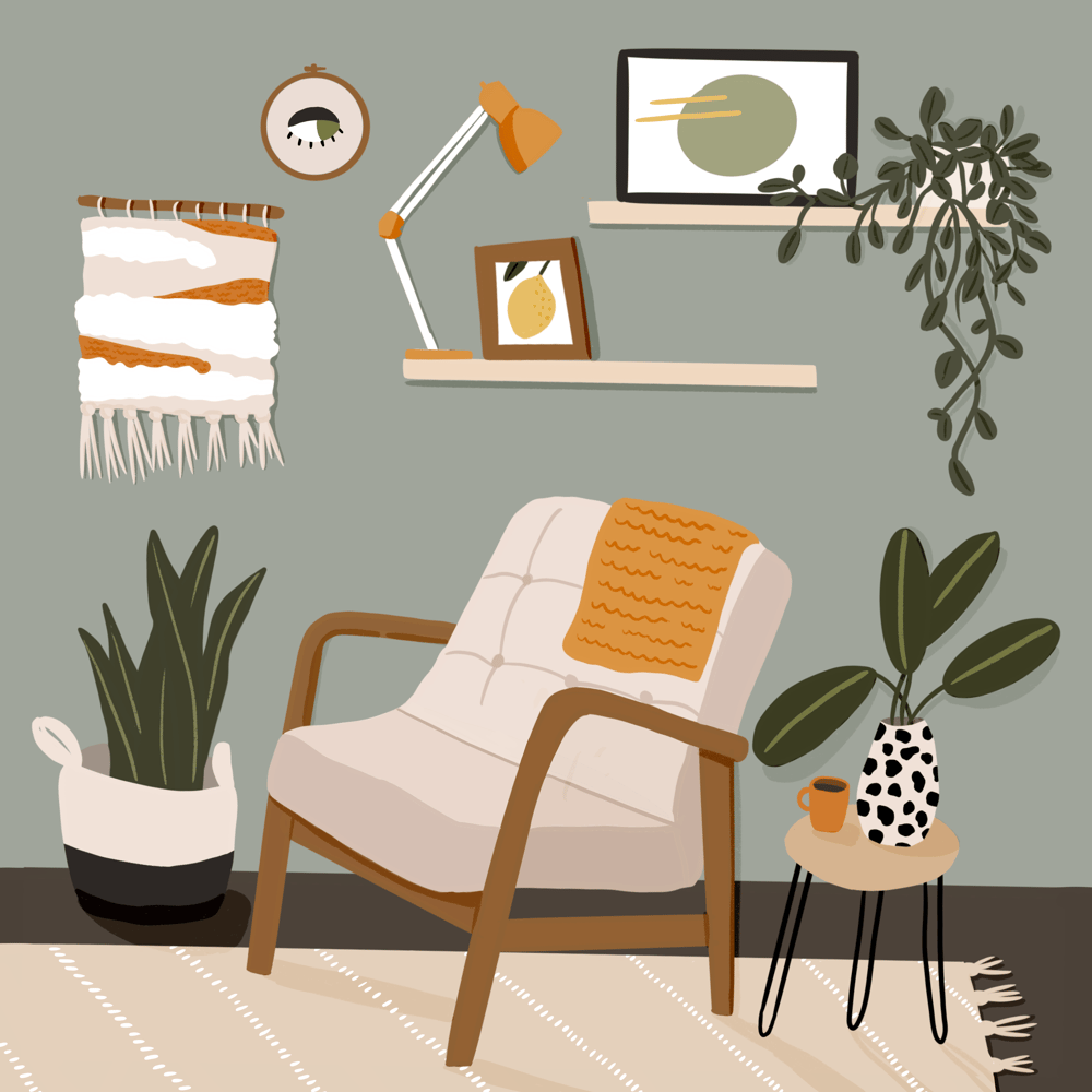 Boho inspired chair - image 1 - student project