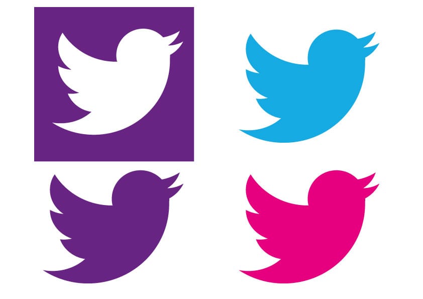 World Wildlife Fund/Twitter logos | Skillshare Student Project