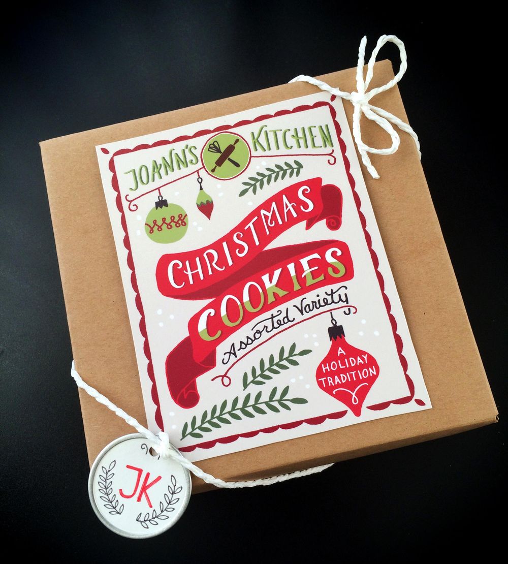 Holiday Cookies Packaging - image 13 - student project