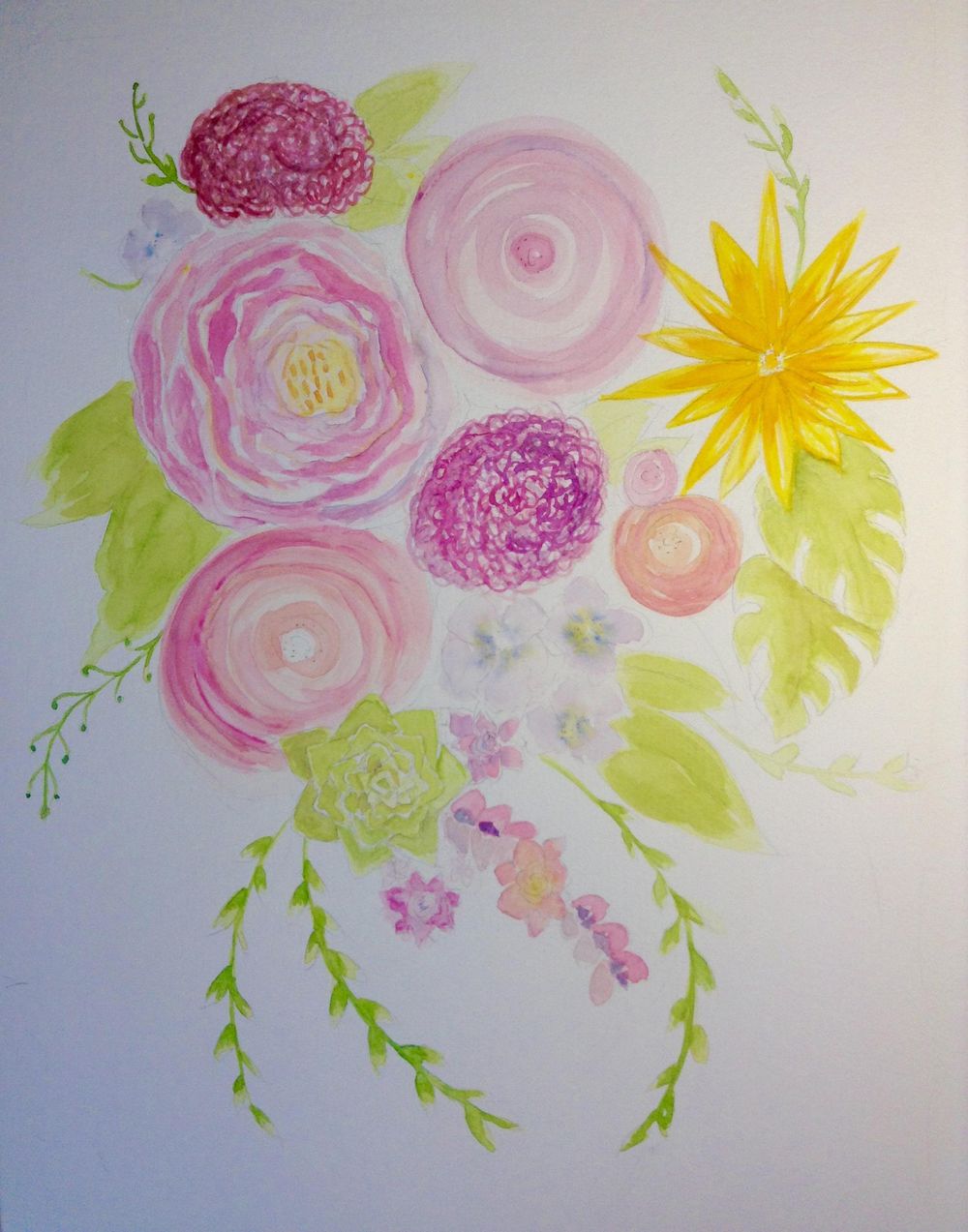 Illustrating beautiful flowers - image 2 - student project