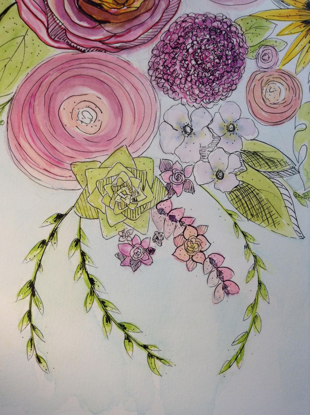 Illustrating beautiful flowers - image 5 - student project