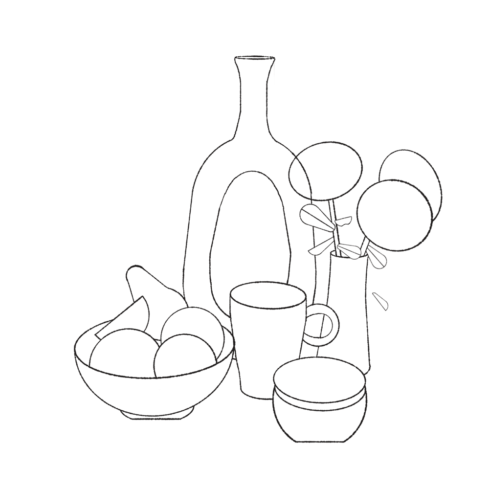 Still life with roses - image 2 - student project