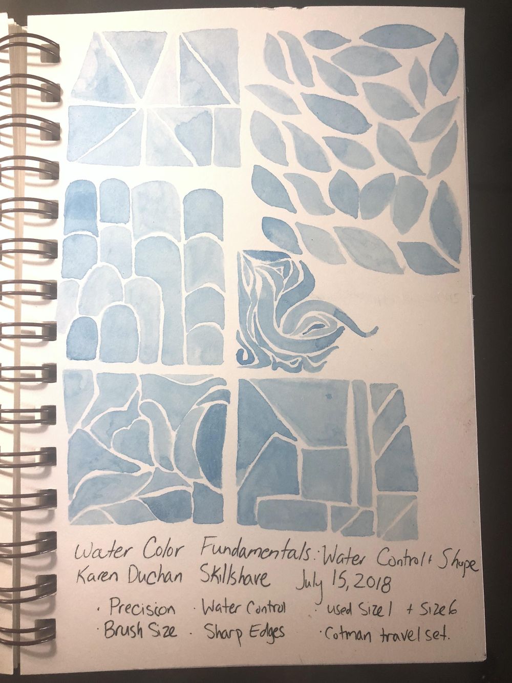 Watercolor Practice Sheets | Skillshare Student Project