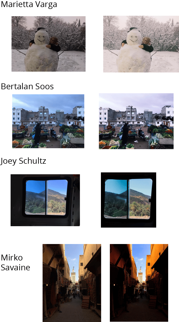Photo editing like my inspiration board - image 2 - student project