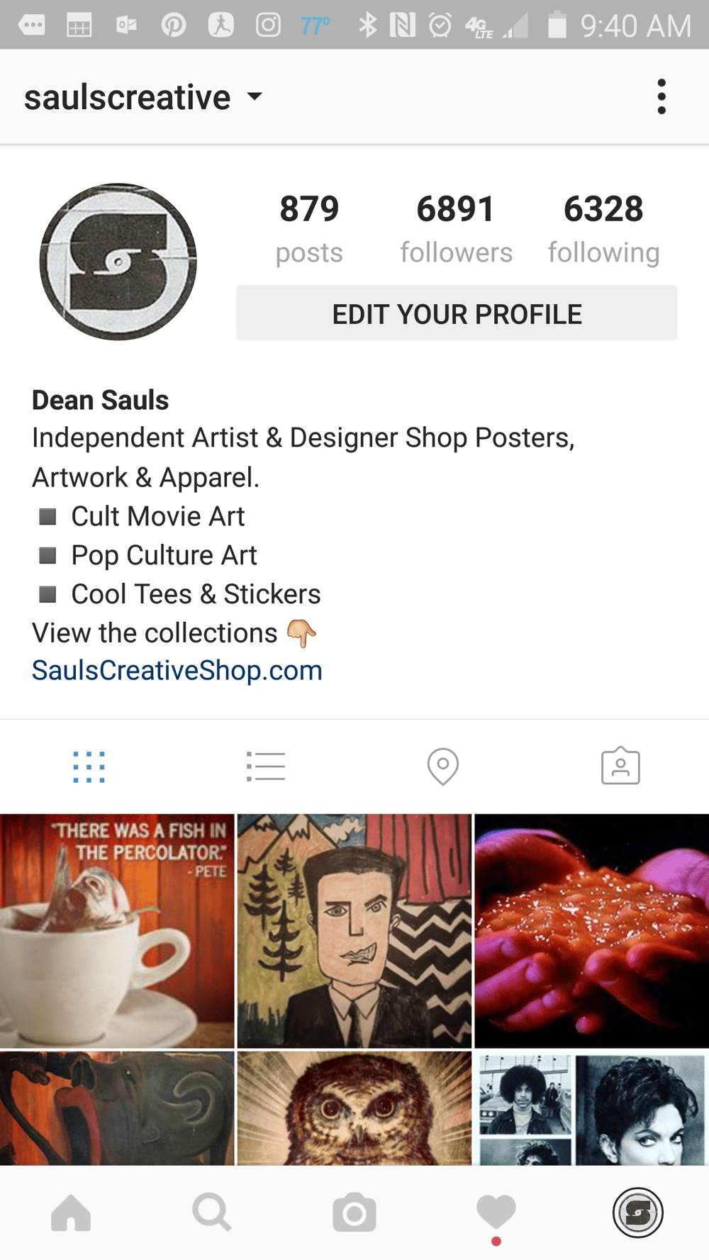 Sauls Creative Shop on Instagram - image 1 - student project