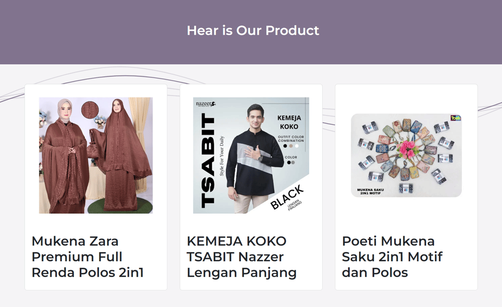Ranaikha | Muslim Clothing website - image 3 - student project