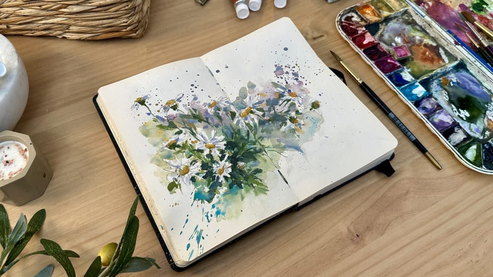 Sketchbook paintings - image 1 - student project
