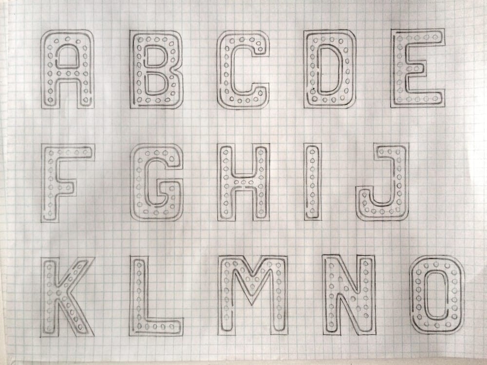 Vintage Sign Alphabet - image 4 - student project