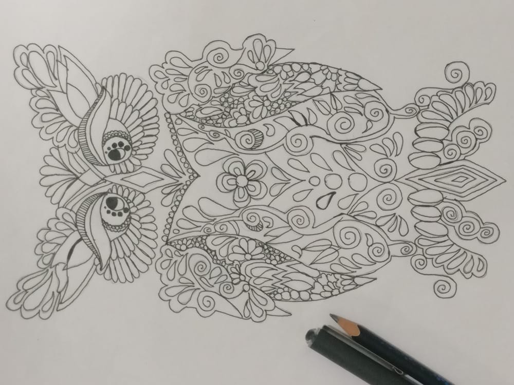 Owl Mandala - Hoomyrah Rambhia - image 1 - student project