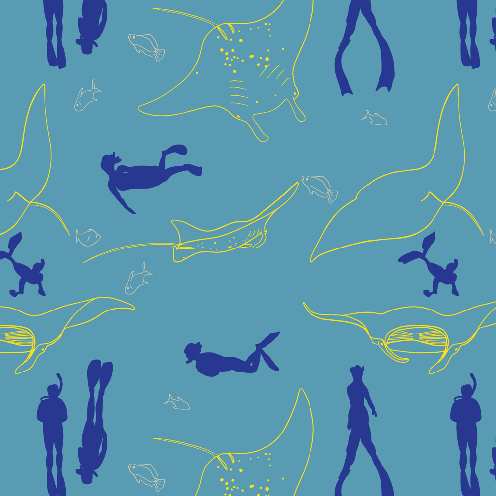 Mantas and Divers - image 9 - student project