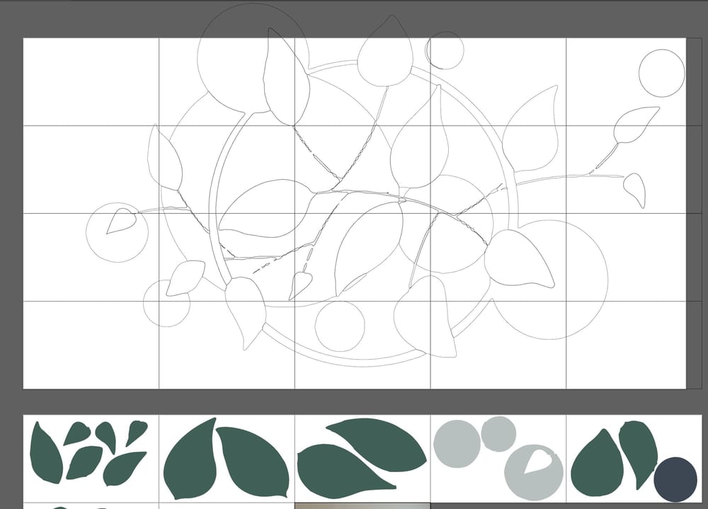 Living room Mural - image 4 - student project