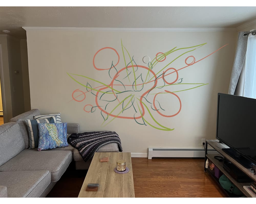 Living room Mural - image 2 - student project