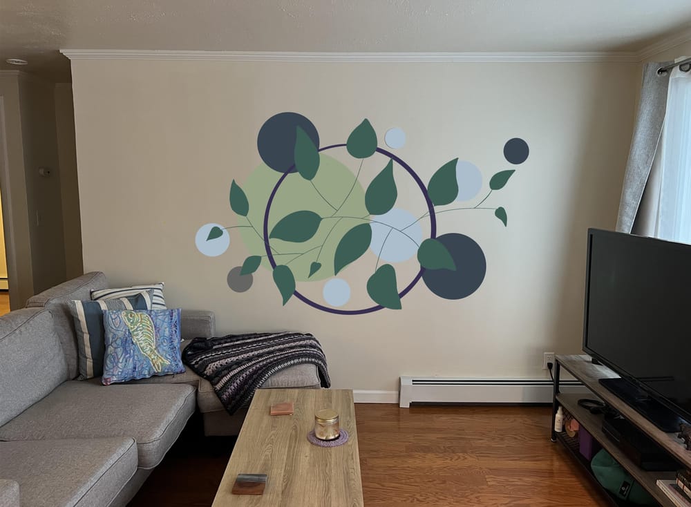 Living room Mural - image 3 - student project
